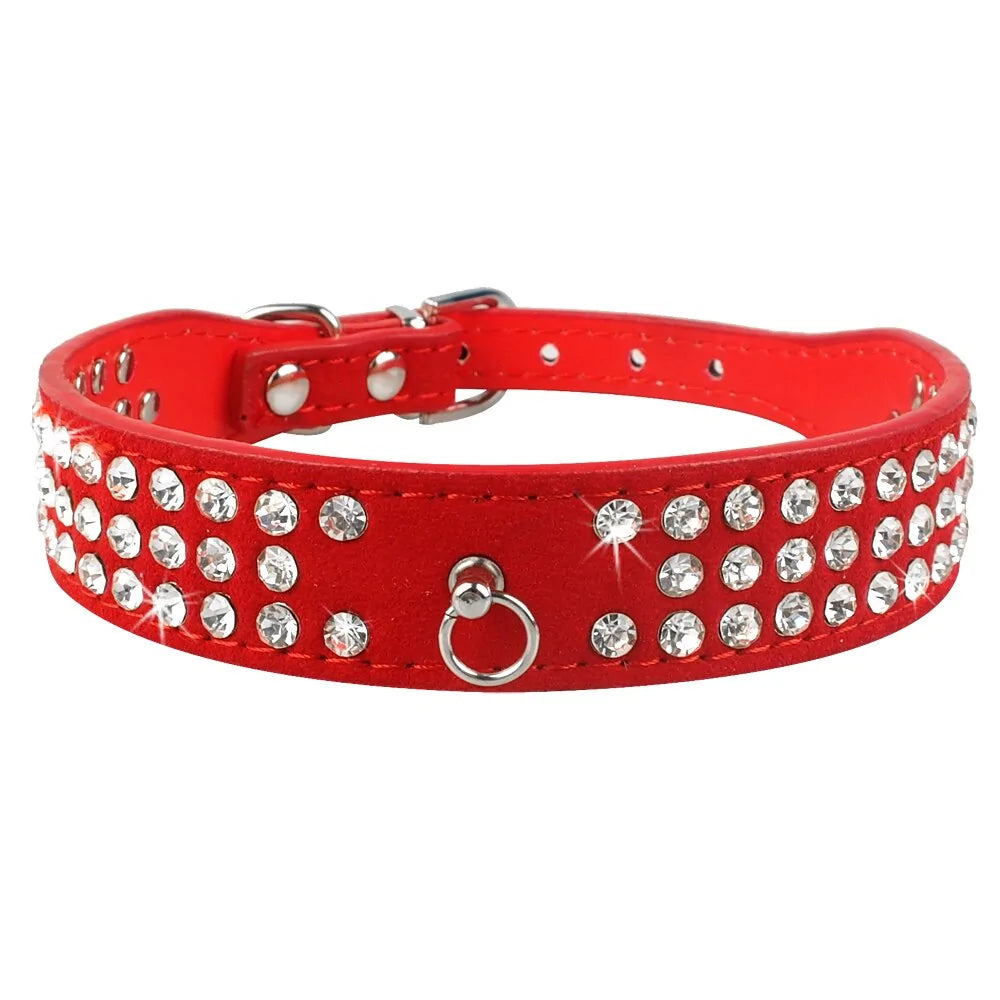 Puppy Cat Collars Adjustable Leather Bowknot