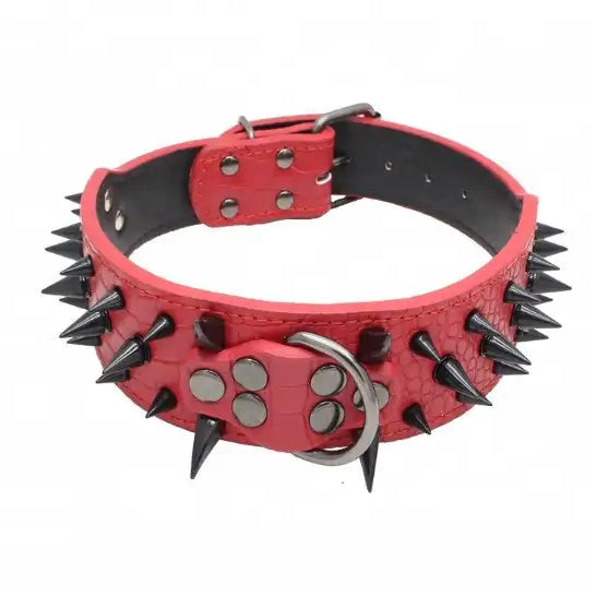 Spiked Studded Leather Collars