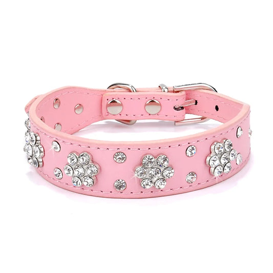 Puppy Cat Collars Adjustable Leather Bowknot