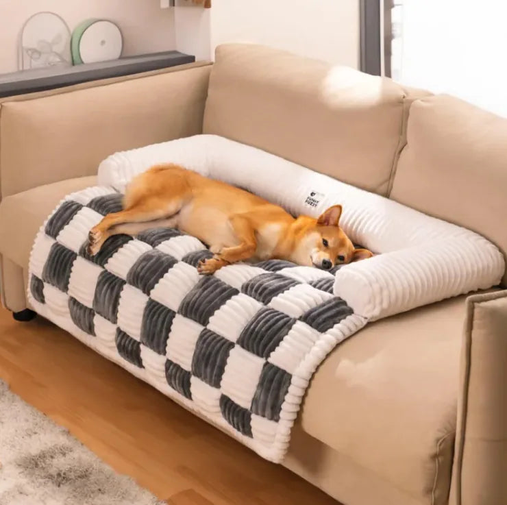 Snug Plush Pet Lounger